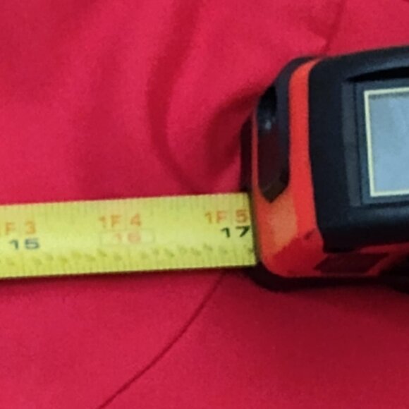 Land's End - 3/4 Flutter sleeve top - Red, size M, 10-12 - Picture 11 of 13